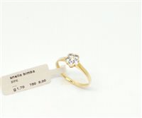 Anneau Lorenza Gioielli Enfant Fiore in Or jaune Zirconia AN270229-11 - AN270229-11